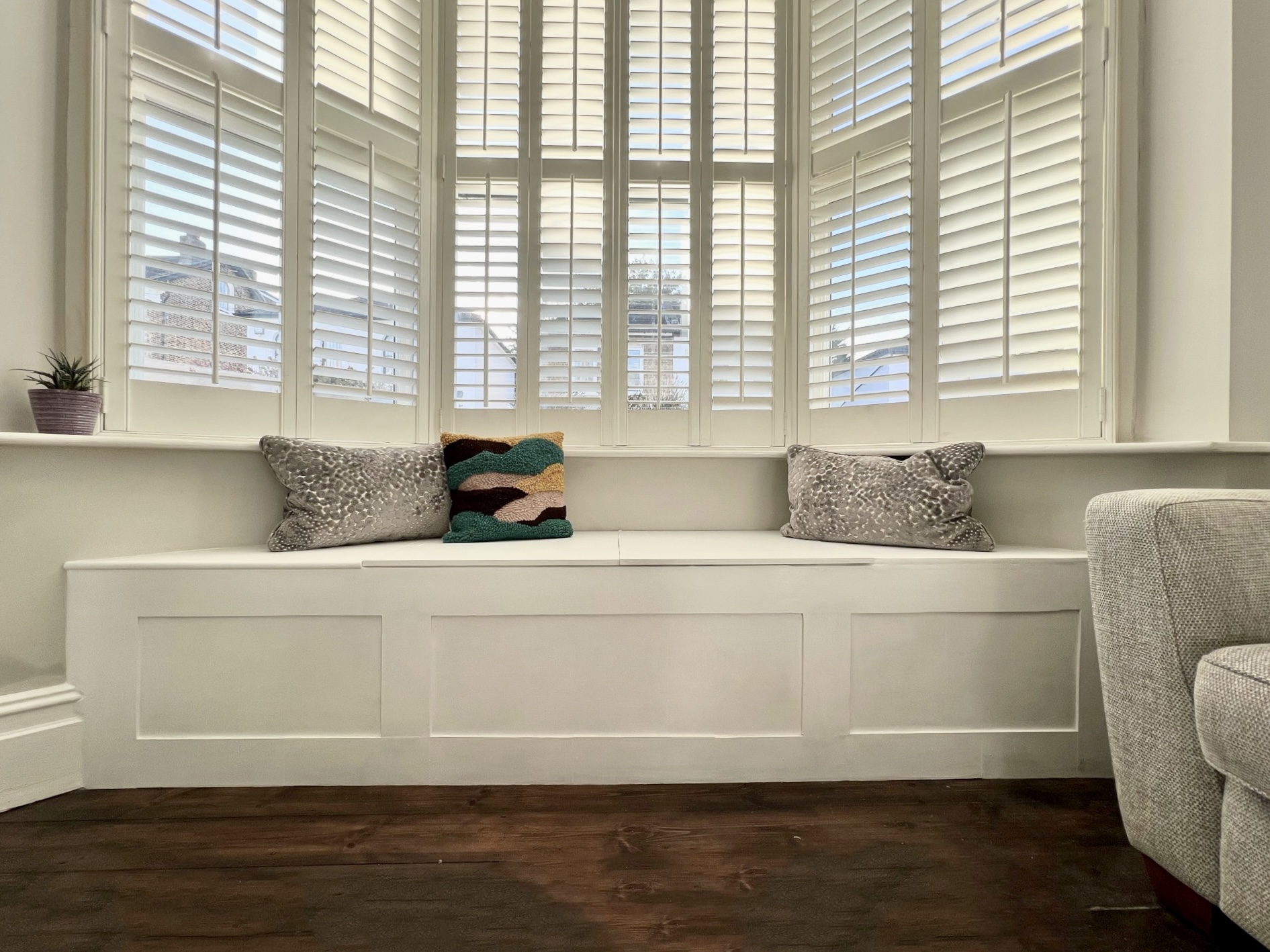 How to build a bay window seat with storage   Little Terraced House